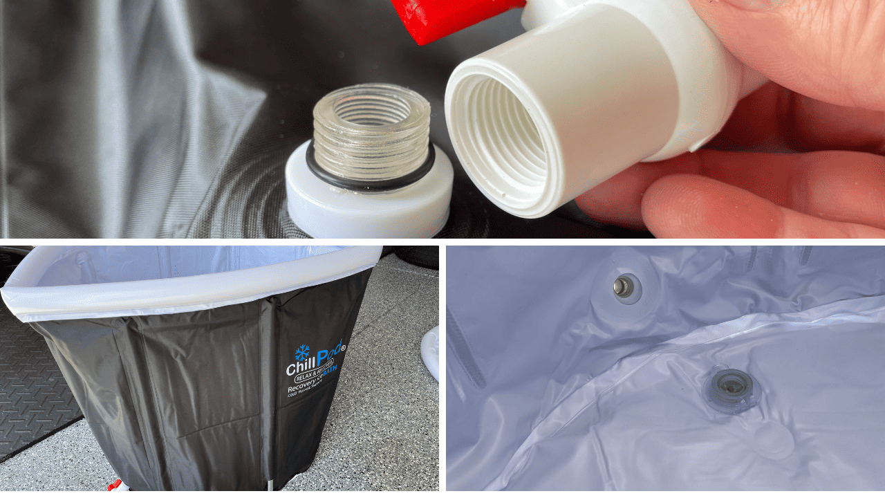 the chillpod 2.0 ice bath assembly
