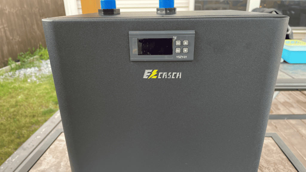 Image of the DIY water chiller for portable cold plunges