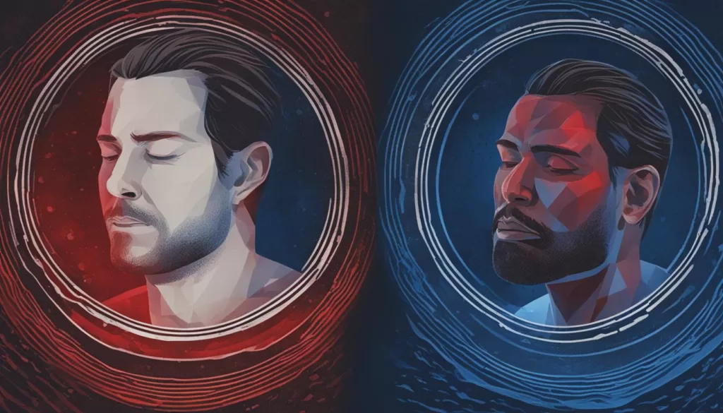 image of two men experiencing both hot and cold therapies
